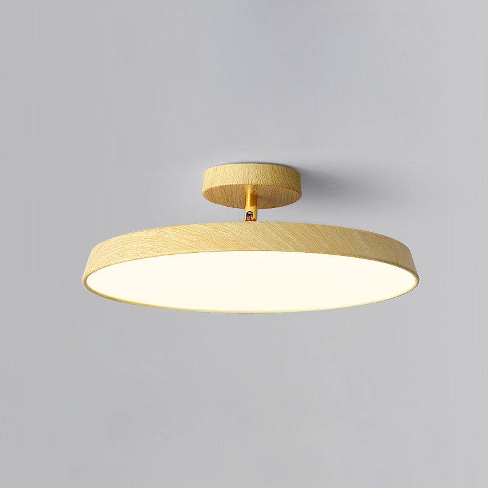 Novus | Contemporary Round Flush Mount Ceiling Light with Flat Panel