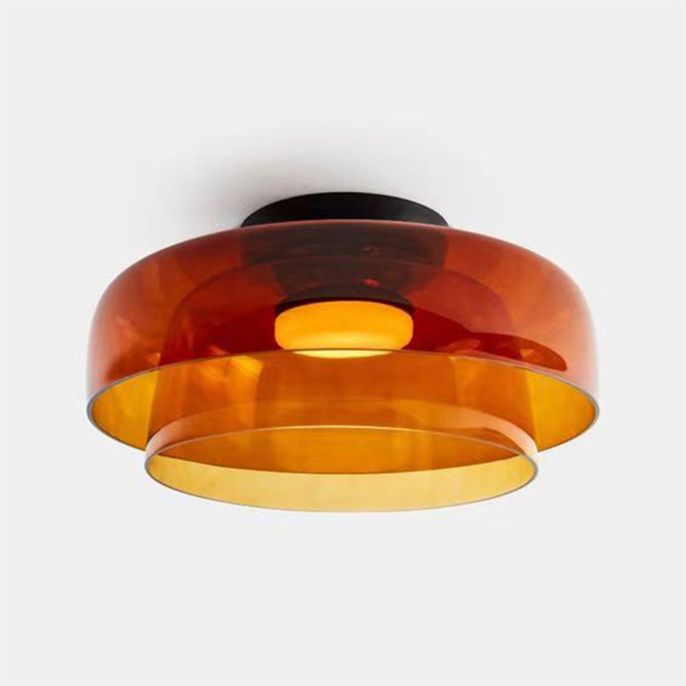Nebula | Modern Layered Glowing Glass Dome Ceiling Light