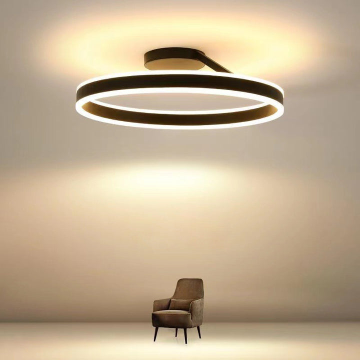 Aeris | Nordic Circular Metal Flush Mount Ceiling Light