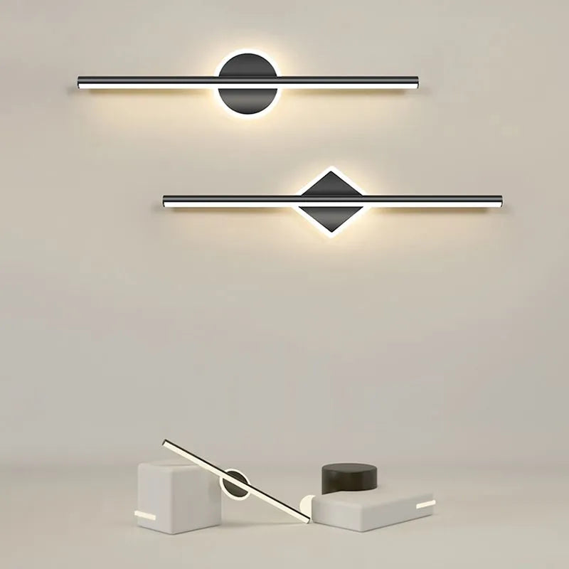 Vaelux | Minimalist Linear Geometric Silhouette Vanity Wall Light