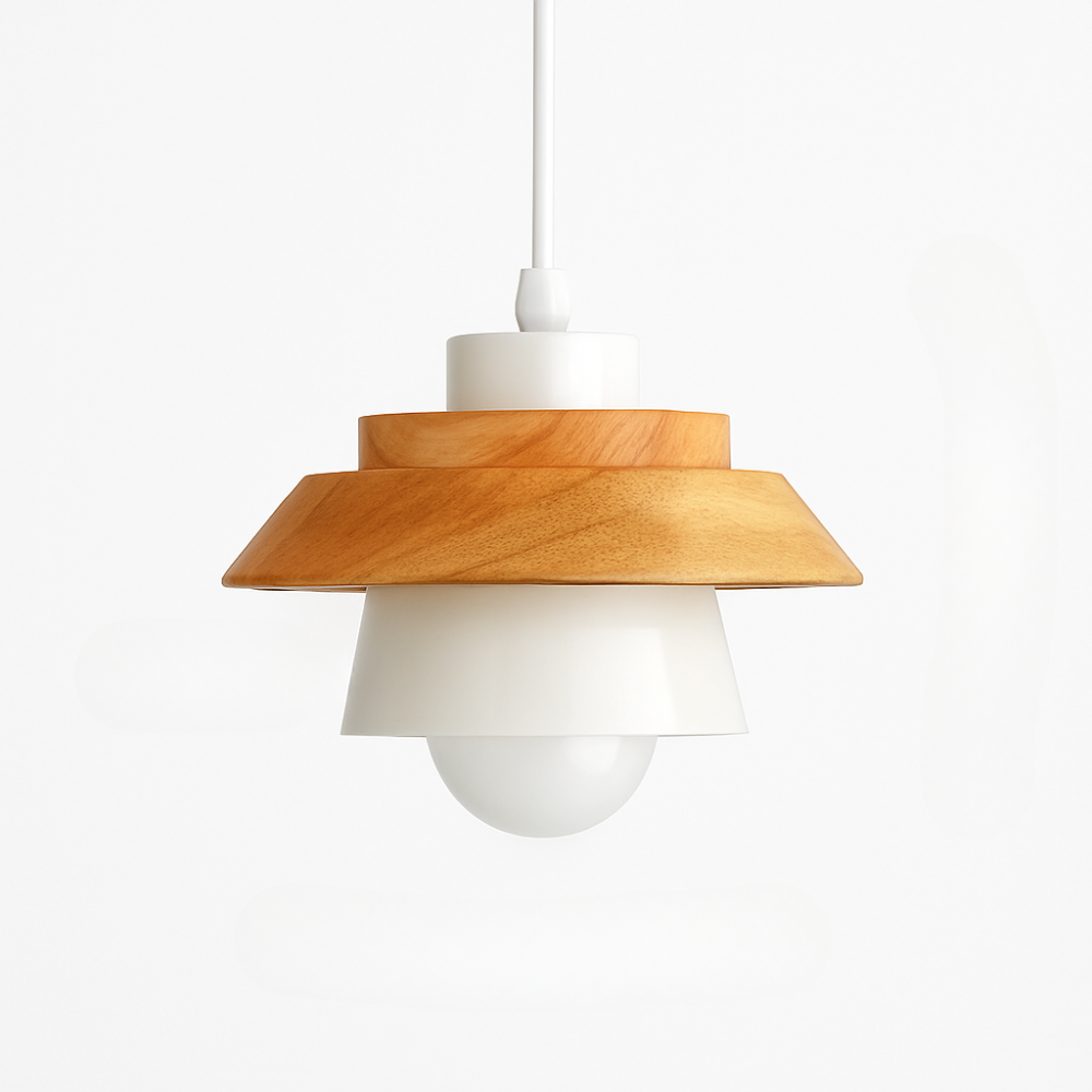 Virelo | Modern Nordic Metal And Wood Pendant Light
