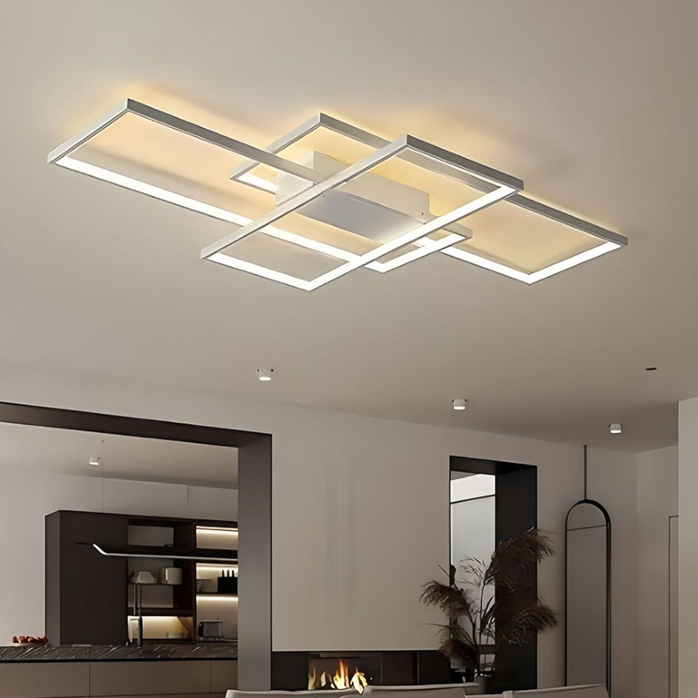 Nexa | Contemporary Overlapping Geometric Ceiling Light