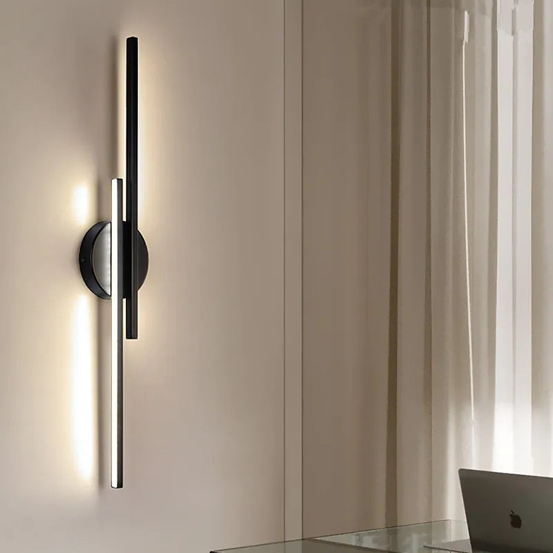 Niris | Modern Nordic Dual Line Disc Wall Light