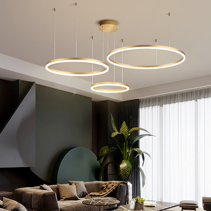 Zora | Modern Multi Ring Pendant Light