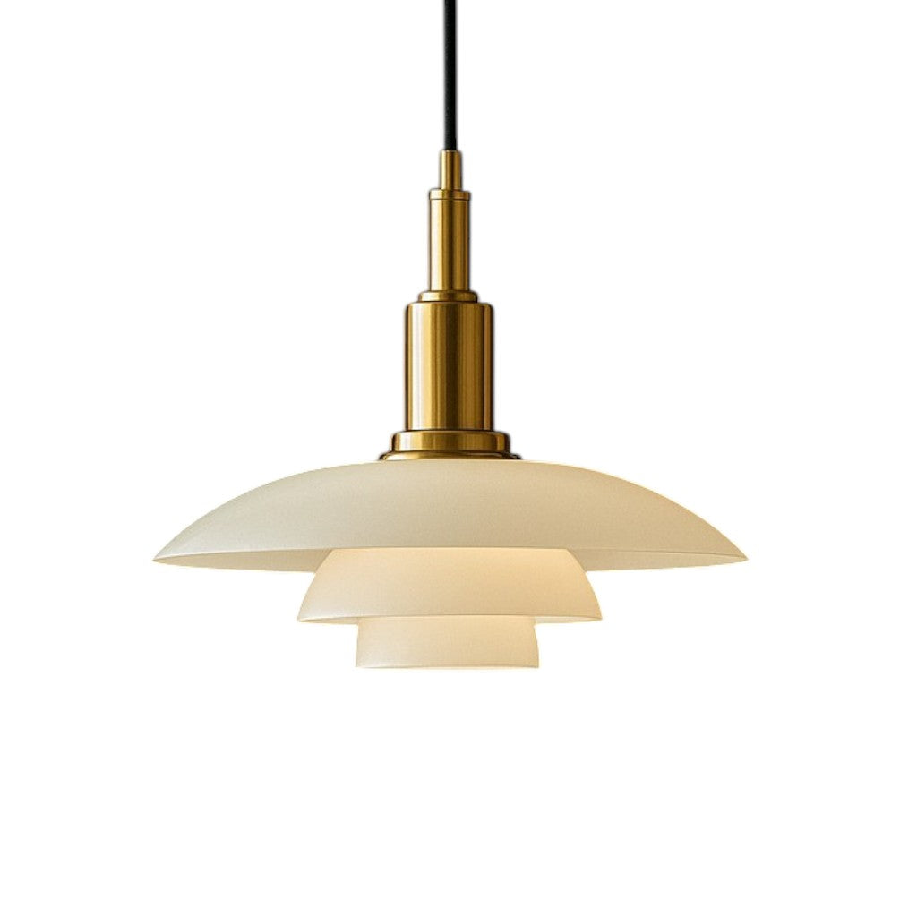 Alvar | Scandinavian Layered Shade Pendant Light