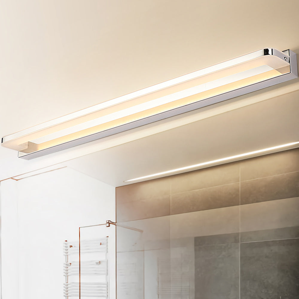 Luvir | Sleek Rectangular Mirror Front Wall Light