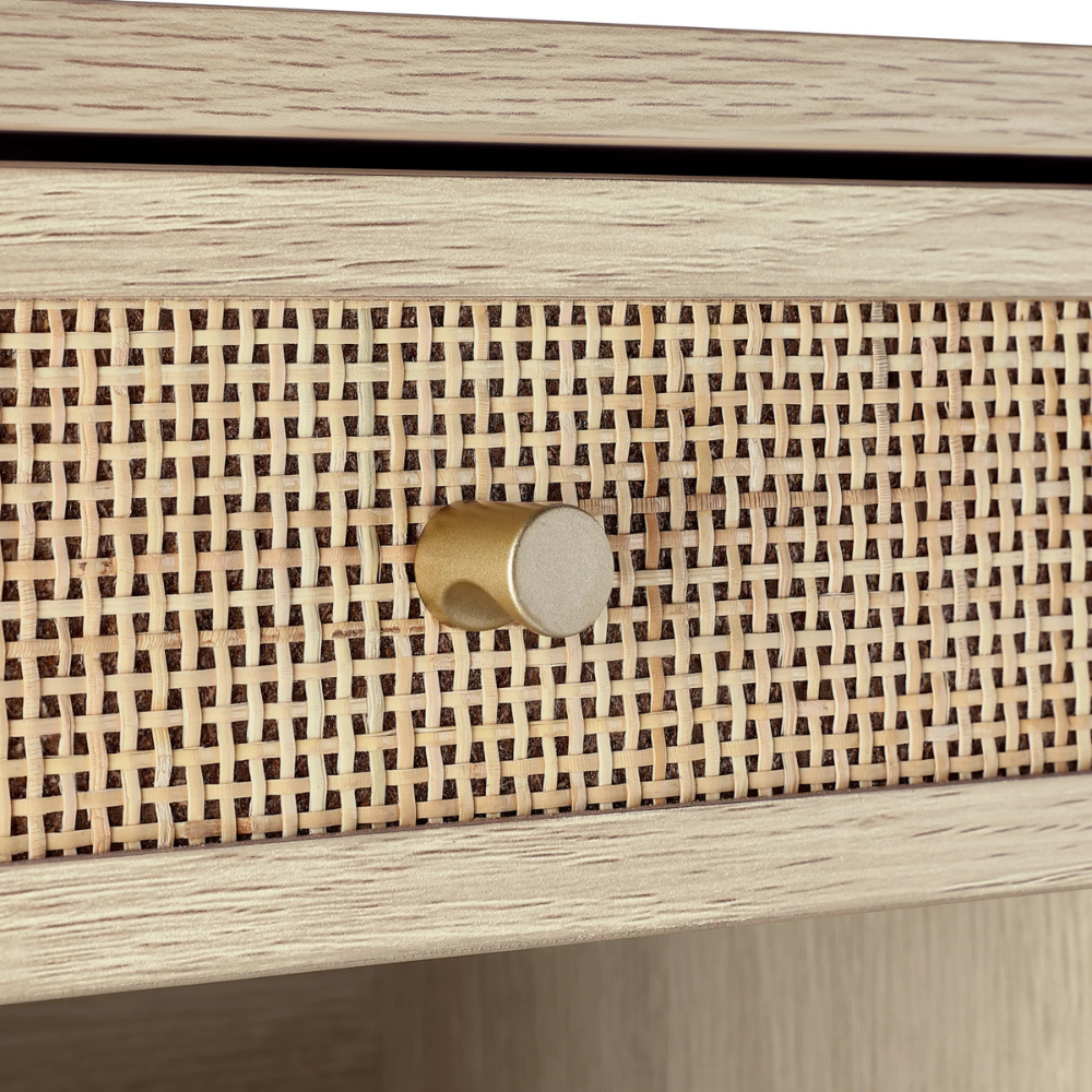 Orio | Wall Mounted Floating Nightstand With Storage Drawer and Open Cubby