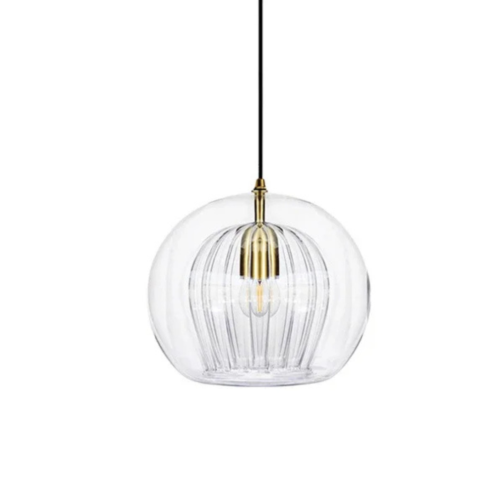 Lucia | Modern Handblown Glass Globe Pendant Light
