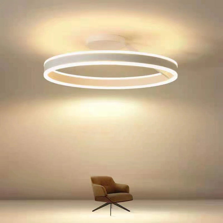 Aeris | Nordic Circular Metal Flush Mount Ceiling Light