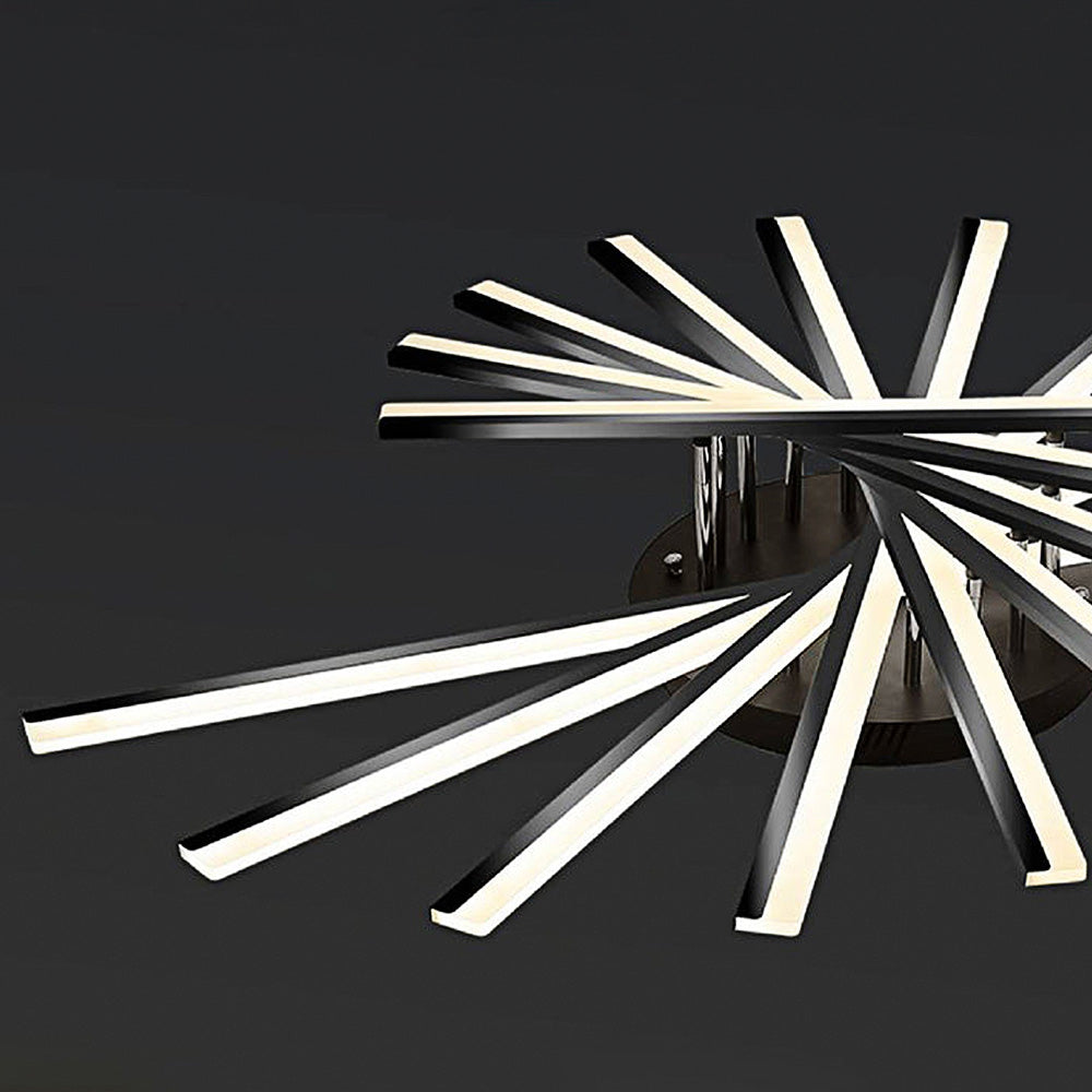 Astra | Modern Nordic Starburst Metal Ceiling Light