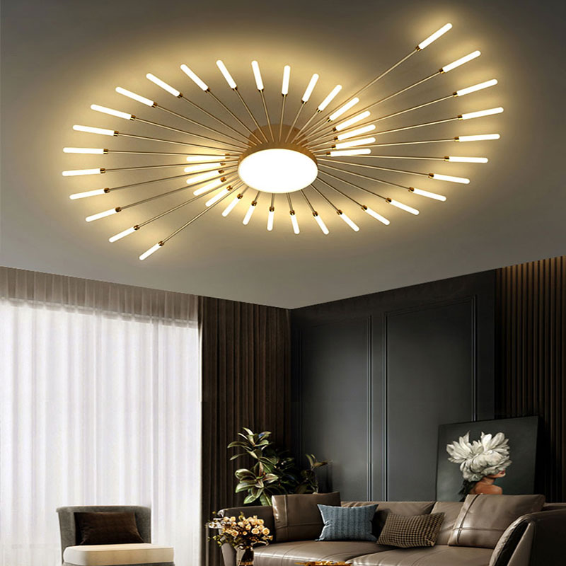 Astra | Artistic Fireworks Design Flush Mount Ceiling Light