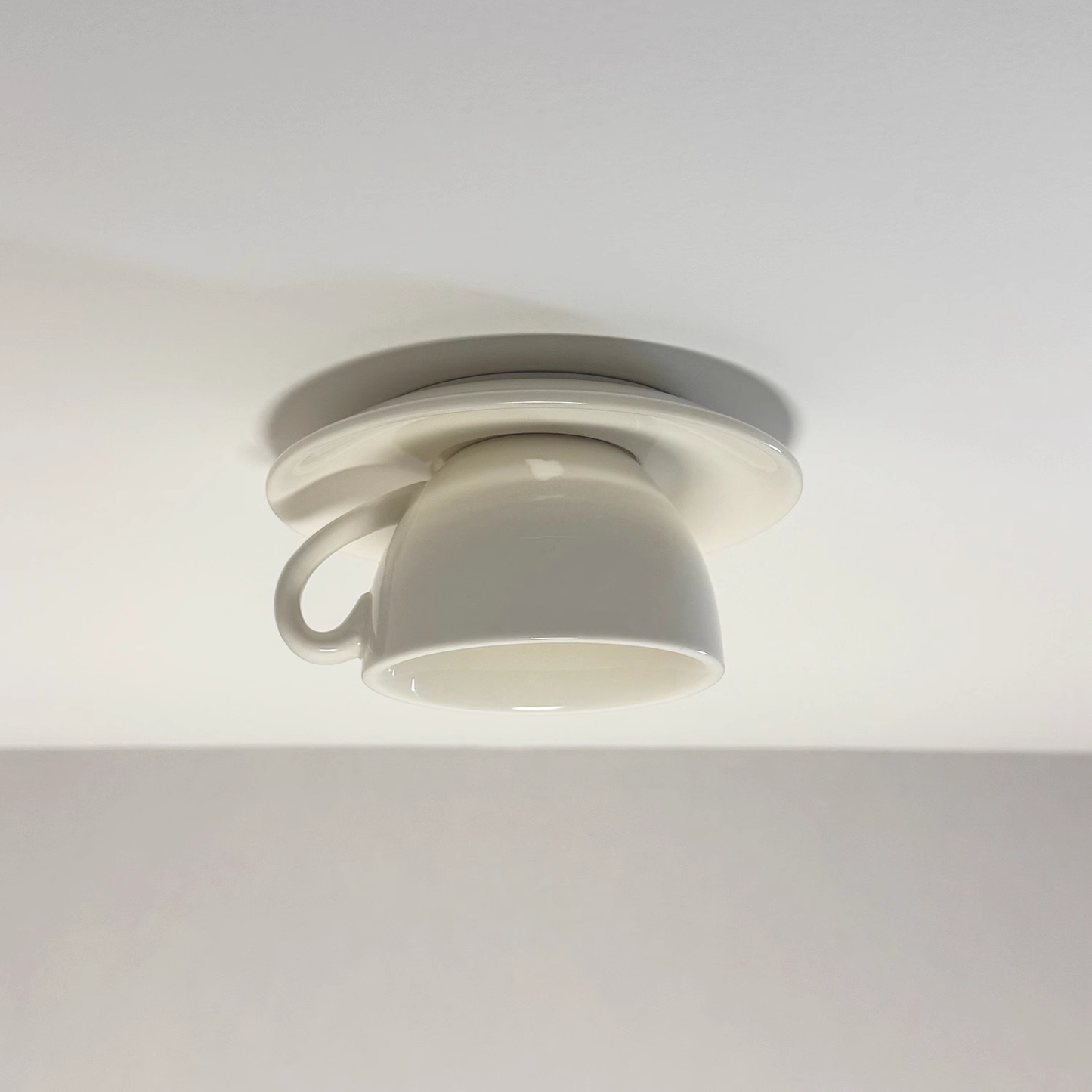 Valentina | Modern Ceramic Coffee Cup Flush Mount Ceiling Light