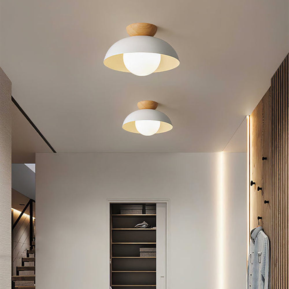 Lumiya | Modern Nordic Metal Dome Ceiling Light