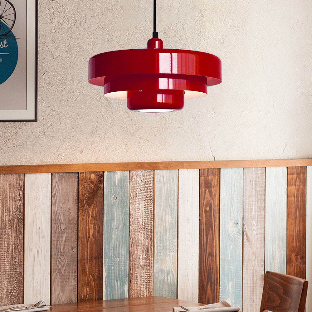 Retrova | Mid Century Modern Layered Iron Pendant Light