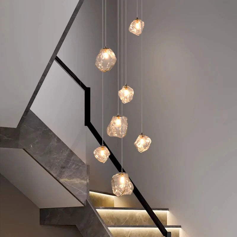 Cascada | Nordic Asymmetrical Glass Cascading Chandelier