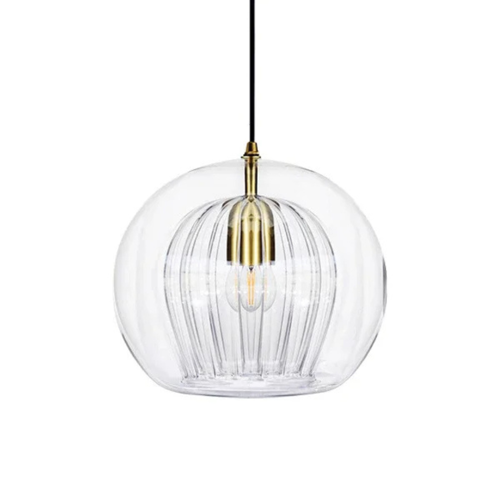 Lucia | Modern Handblown Glass Globe Pendant Light