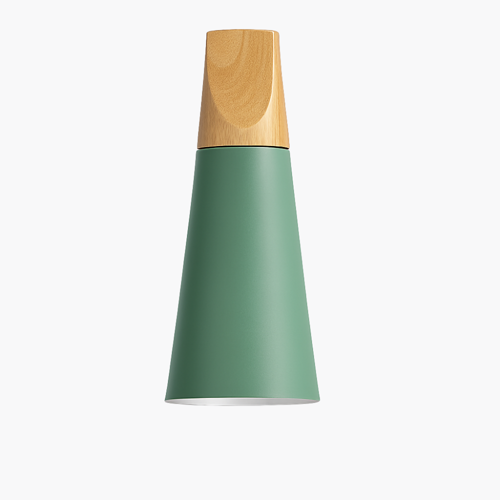 Virelo | Modern Nordic Metal And Wood Pendant Light