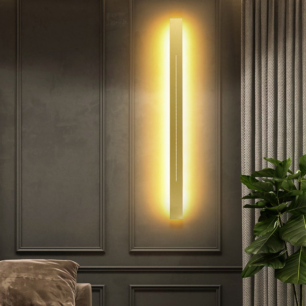 Azini | Sleek Geometric Vertical Rectangle Acrylic Wall Light