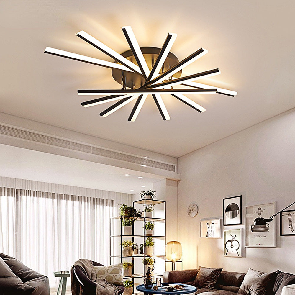 Astra | Modern Nordic Starburst Metal Ceiling Light