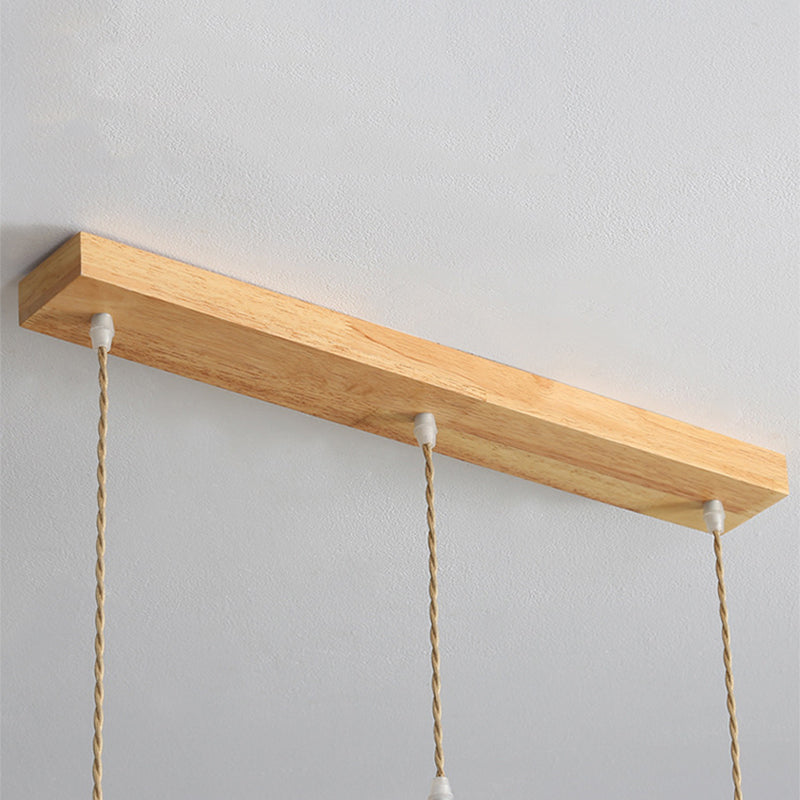 Luvithos | Architectural Cluster Plissé Pleated Timber Pendant Light