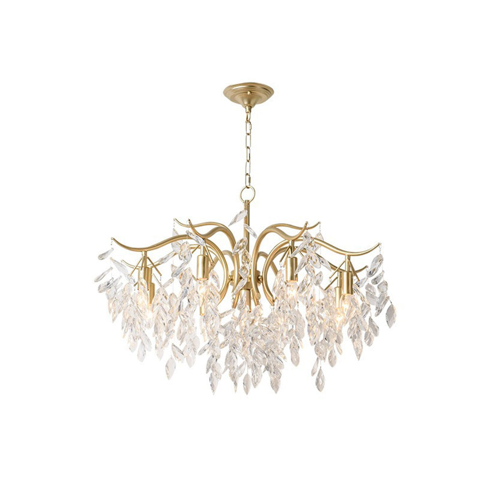 Elaral | Luxury Wisteria Flower Cascading Crystal Chandelier