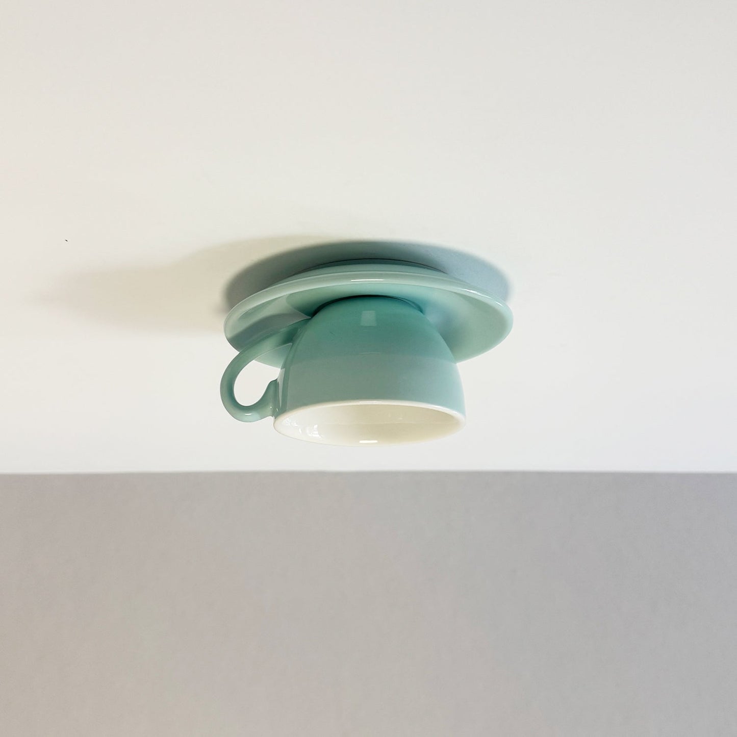 Valentina | Modern Ceramic Coffee Cup Flush Mount Ceiling Light