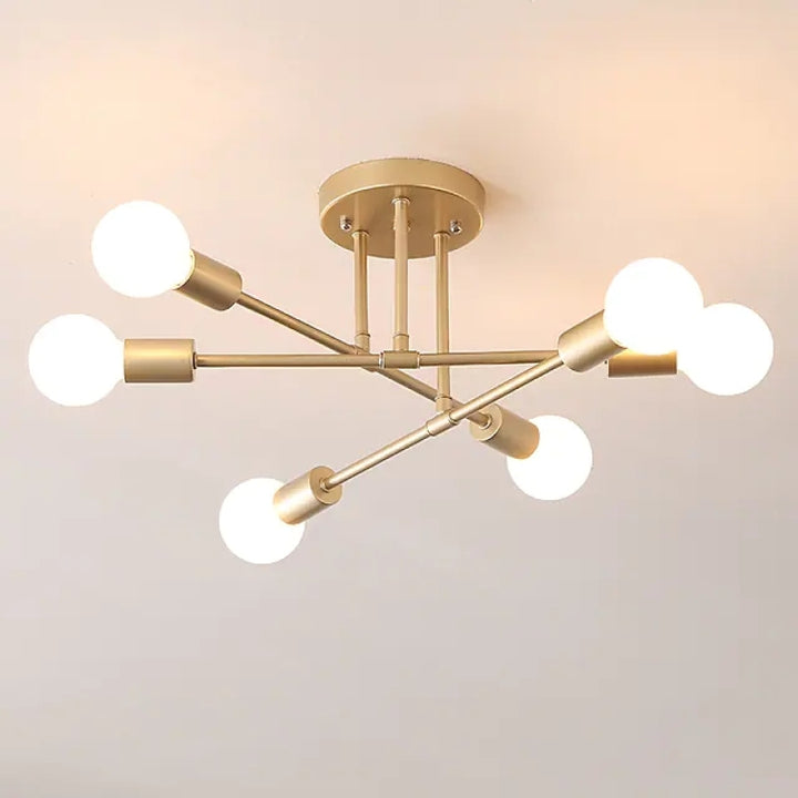 Vesta | Sleek Mid Century Geometric Ceiling Light