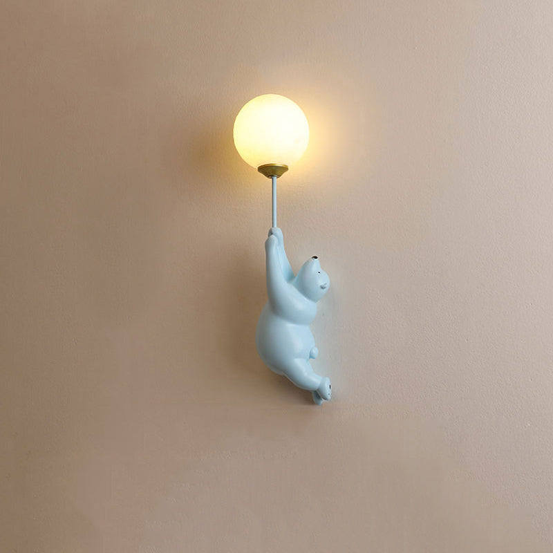 Bublo | Whimsical Bear Balloon Wall Light
