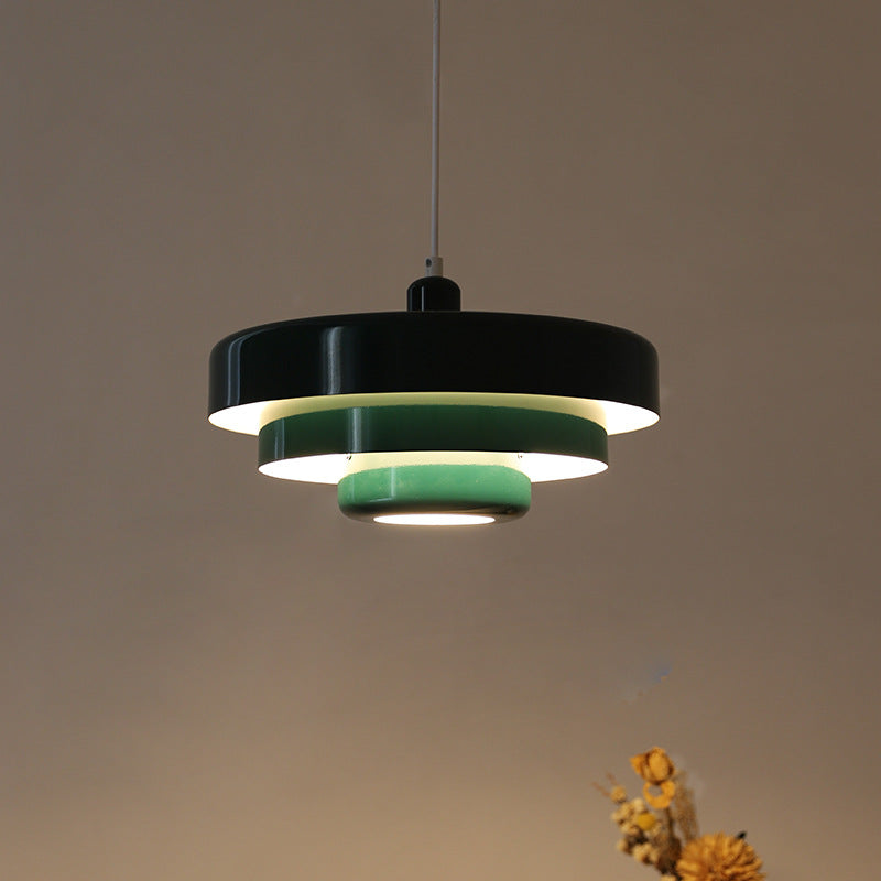 Retrova | Mid Century Modern Layered Iron Pendant Light