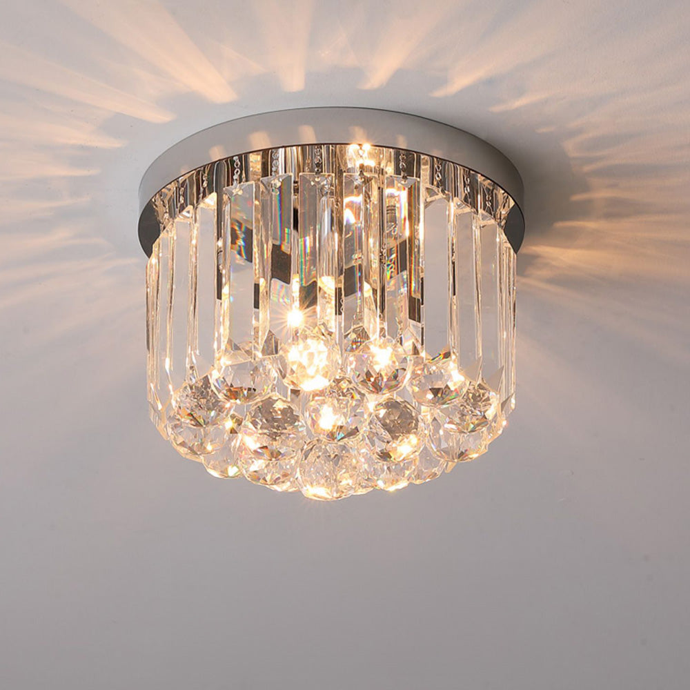 Prisma | Luxurious Crystal Prism Drum Ceiling Light