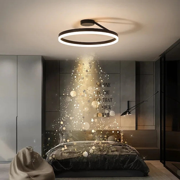 Aeris | Nordic Circular Metal Flush Mount Ceiling Light