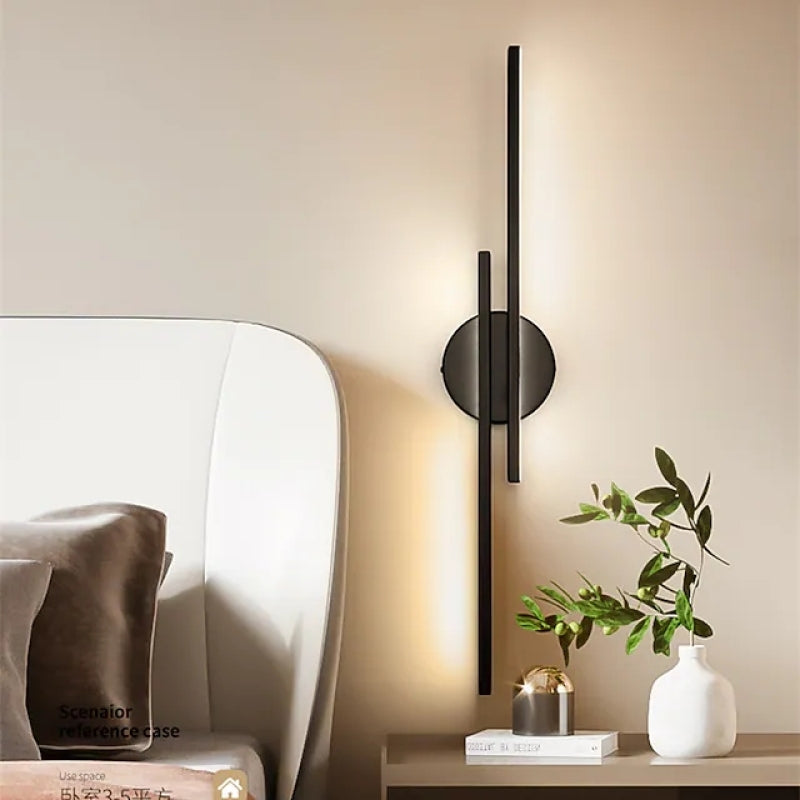 Niris | Modern Nordic Dual Line Disc Wall Light
