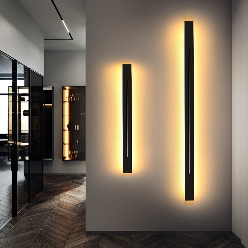 Azini | Sleek Geometric Vertical Rectangle Acrylic Wall Light