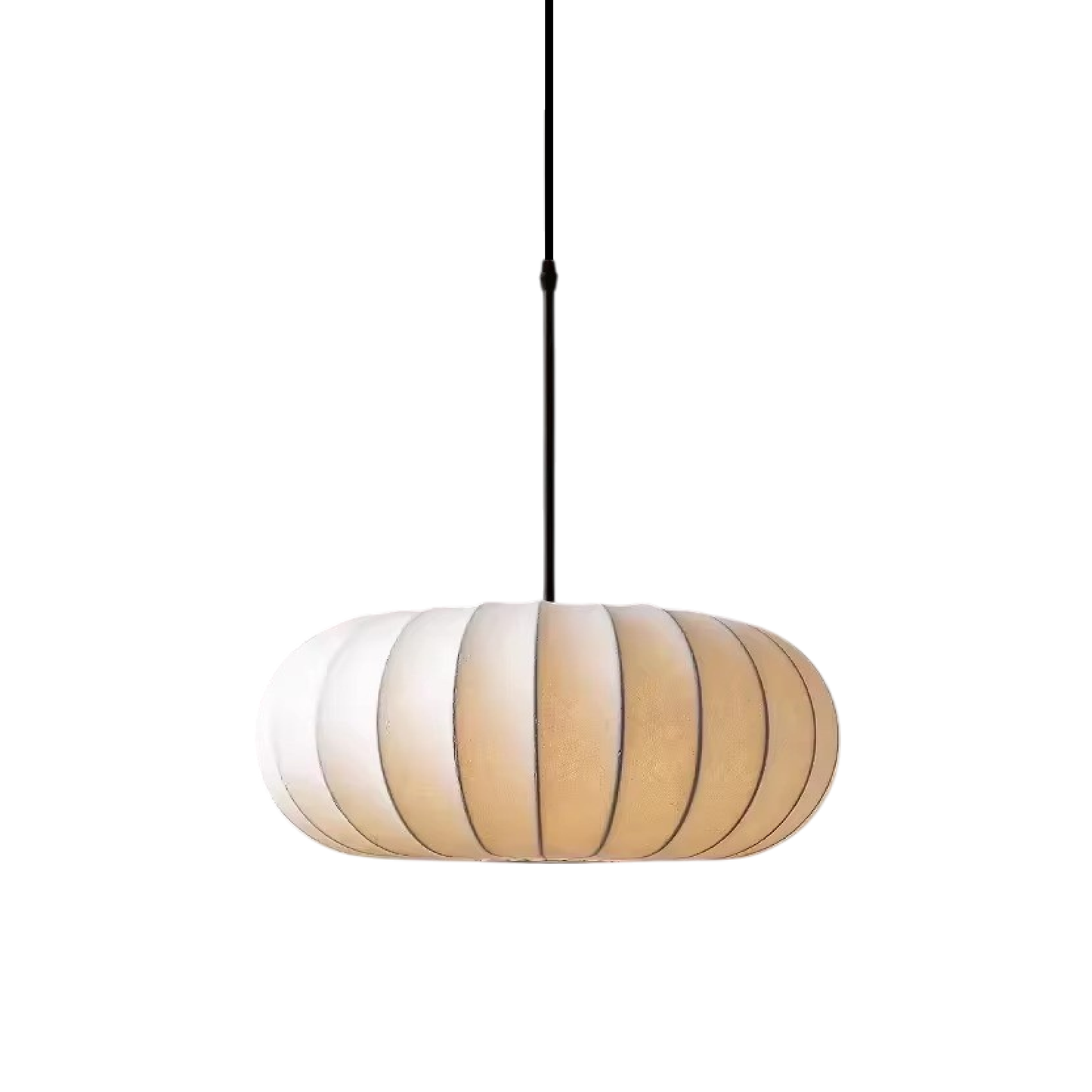 Serica | Wabi Sabi Ribbed Oval Pendant Light