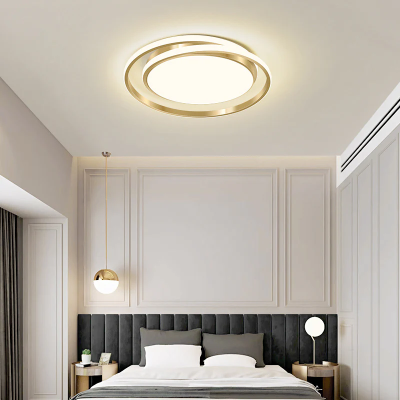 Halo | Contemporary Circular Flush Mount Ceiling Light