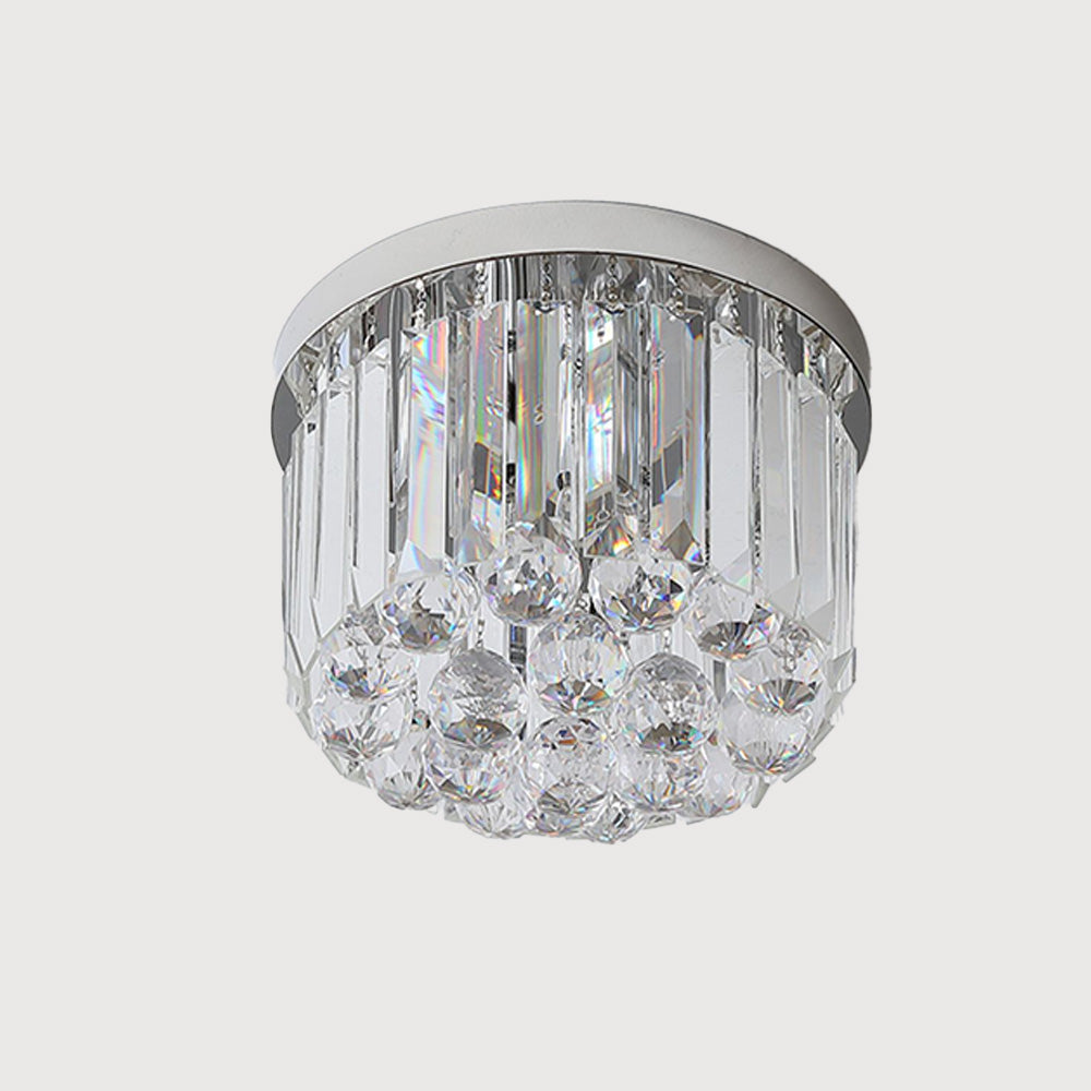 Prisma | Luxurious Crystal Prism Drum Ceiling Light