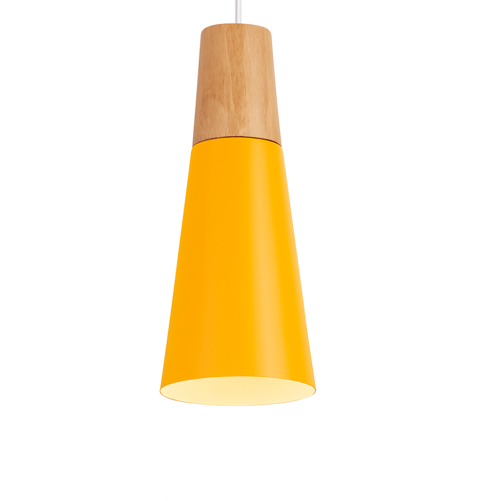 Virelo | Modern Nordic Metal And Wood Pendant Light