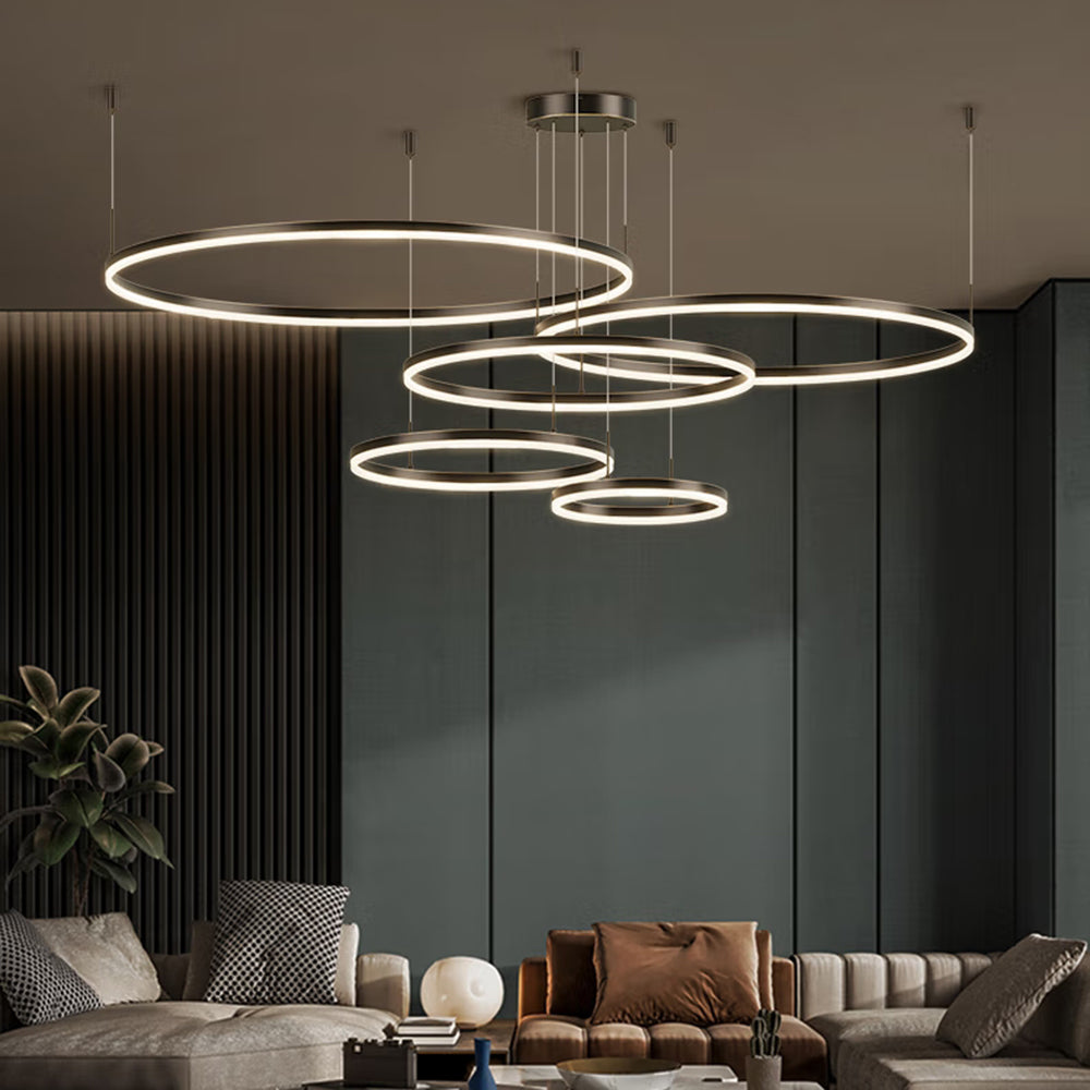 Zora | Modern Multi Ring Pendant Light