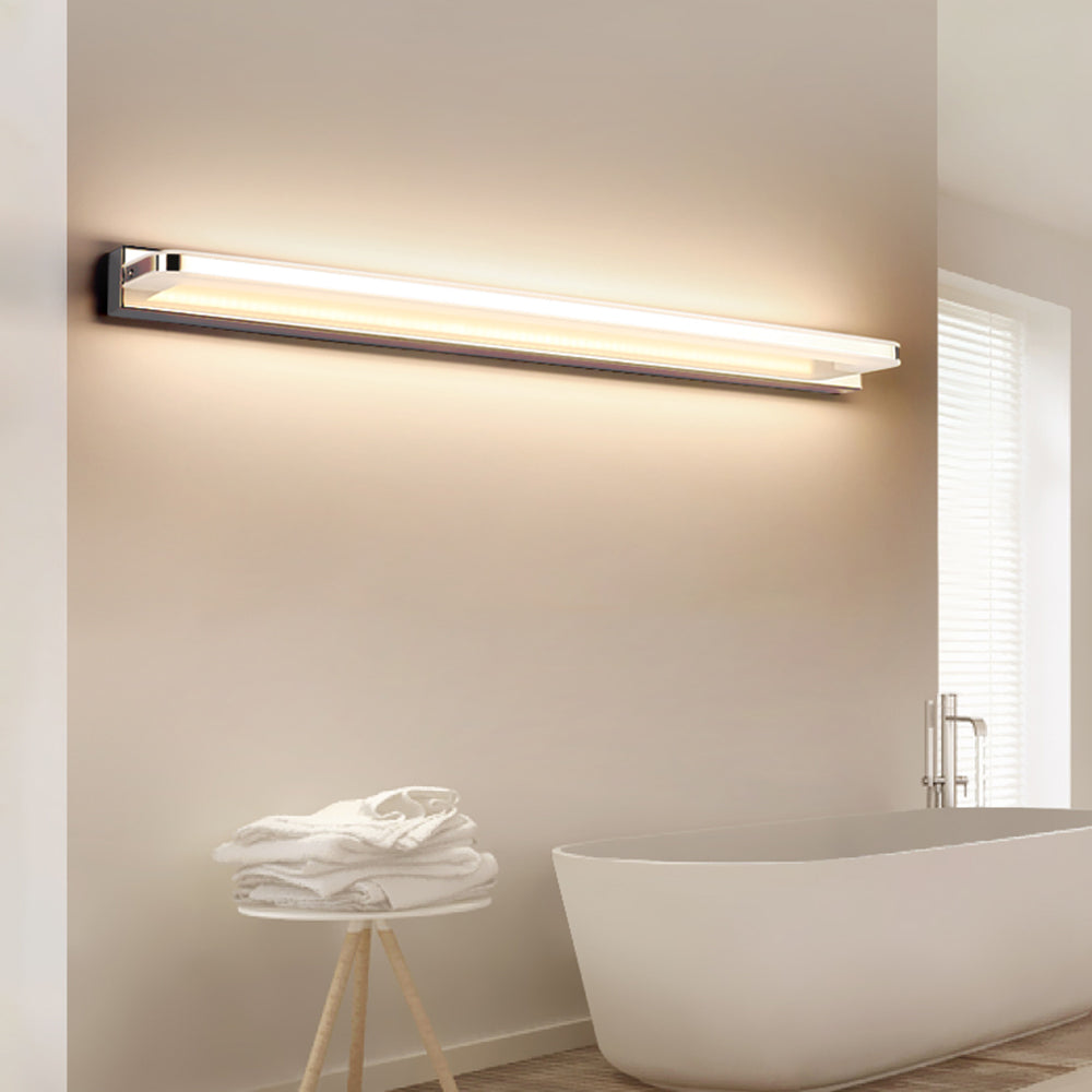 Luvir | Sleek Rectangular Mirror Front Wall Light