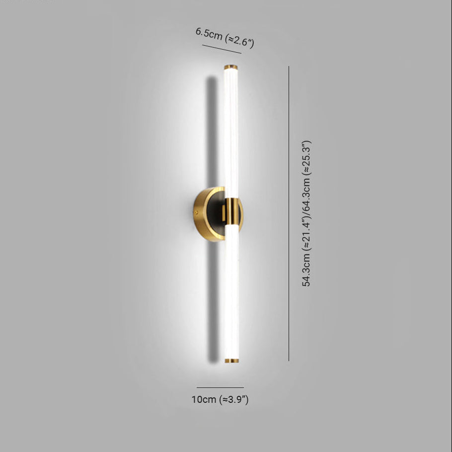 Leime | Designer Geometric Acrylic and Metal Vanity Wall Light