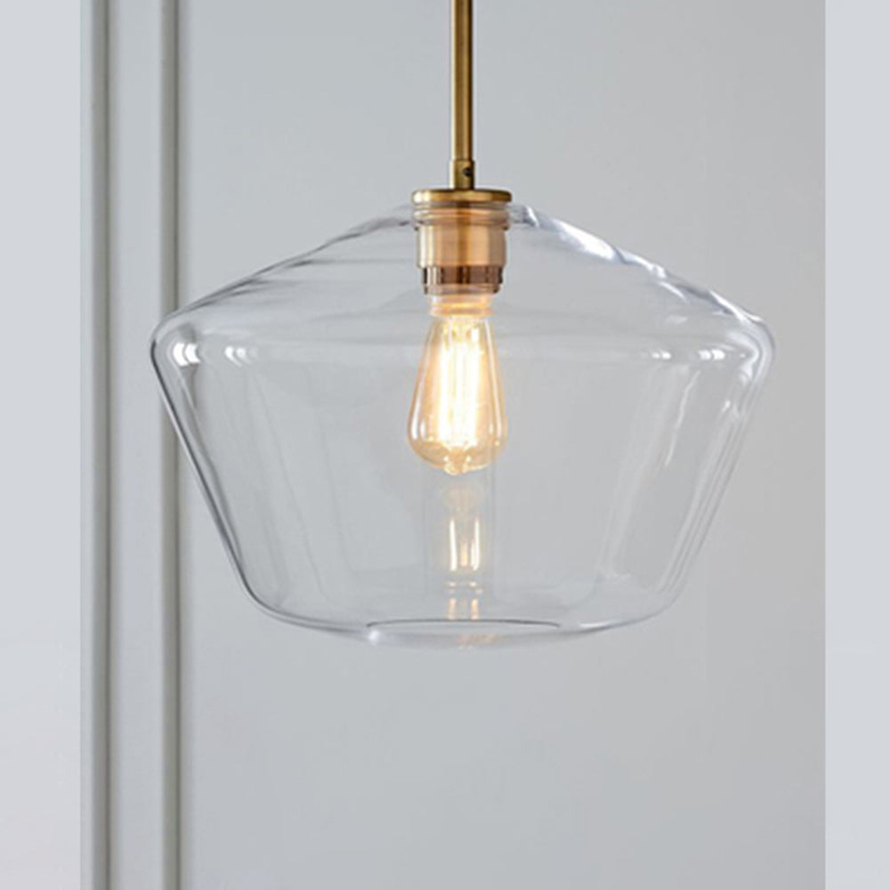 Niris | Nordic Diamond Shaped Geometric Glass Pendant Light
