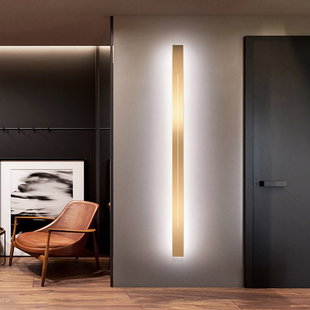 Azini | Sleek Geometric Vertical Rectangle Acrylic Wall Light