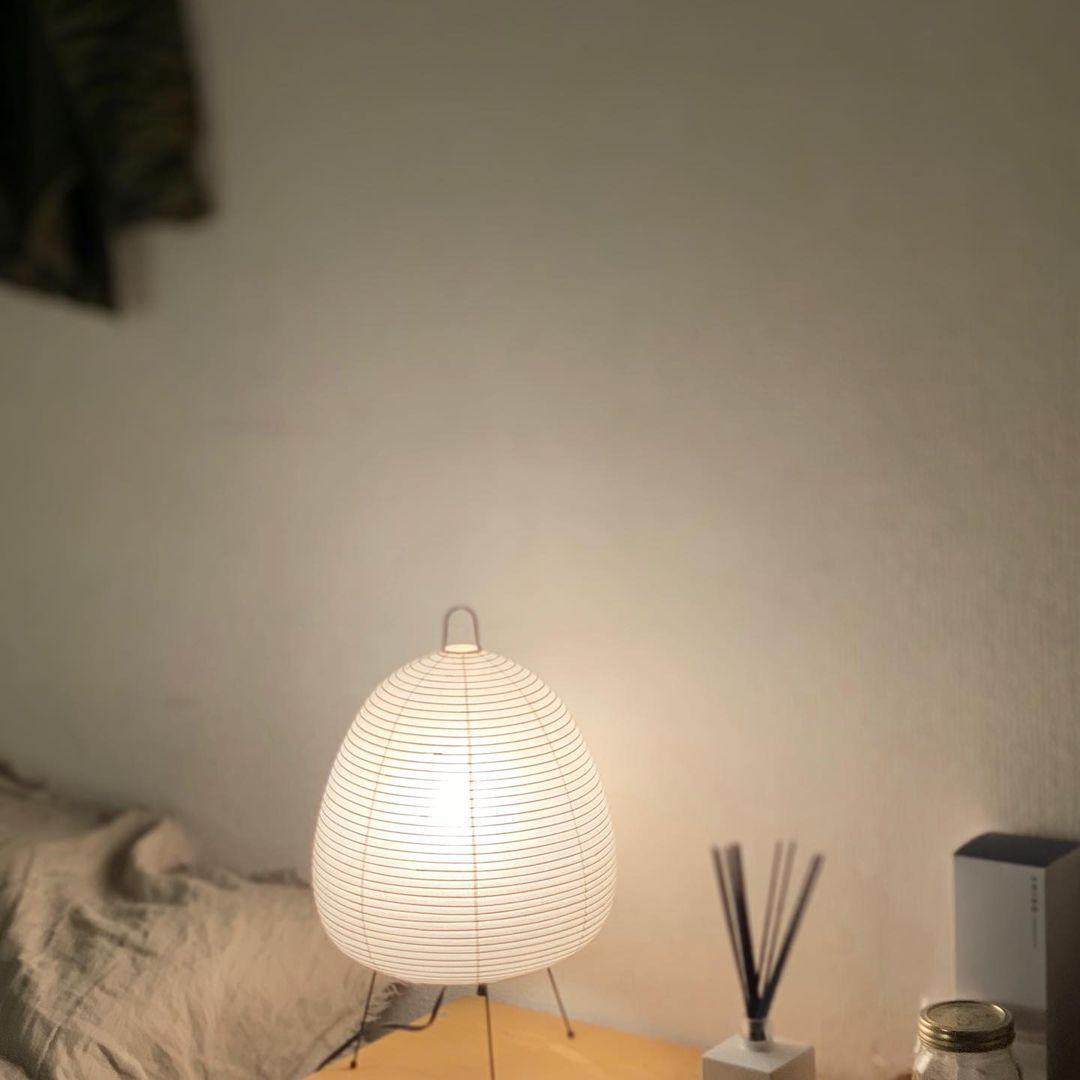 Kryntaleo | Japanese Ribbed Bamboo Silhouette Oriental Accent Table Lamp