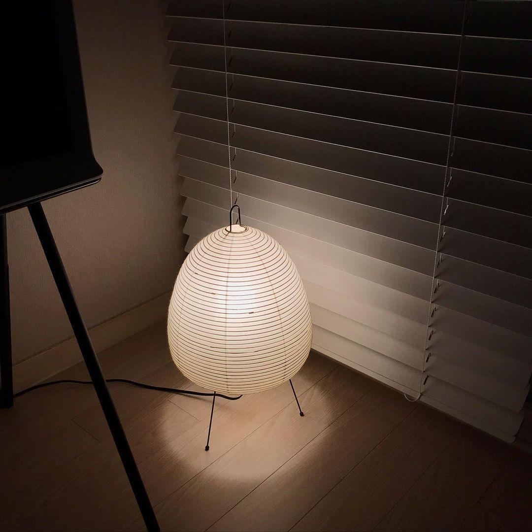 Kryntaleo | Japanese Ribbed Bamboo Silhouette Oriental Accent Table Lamp