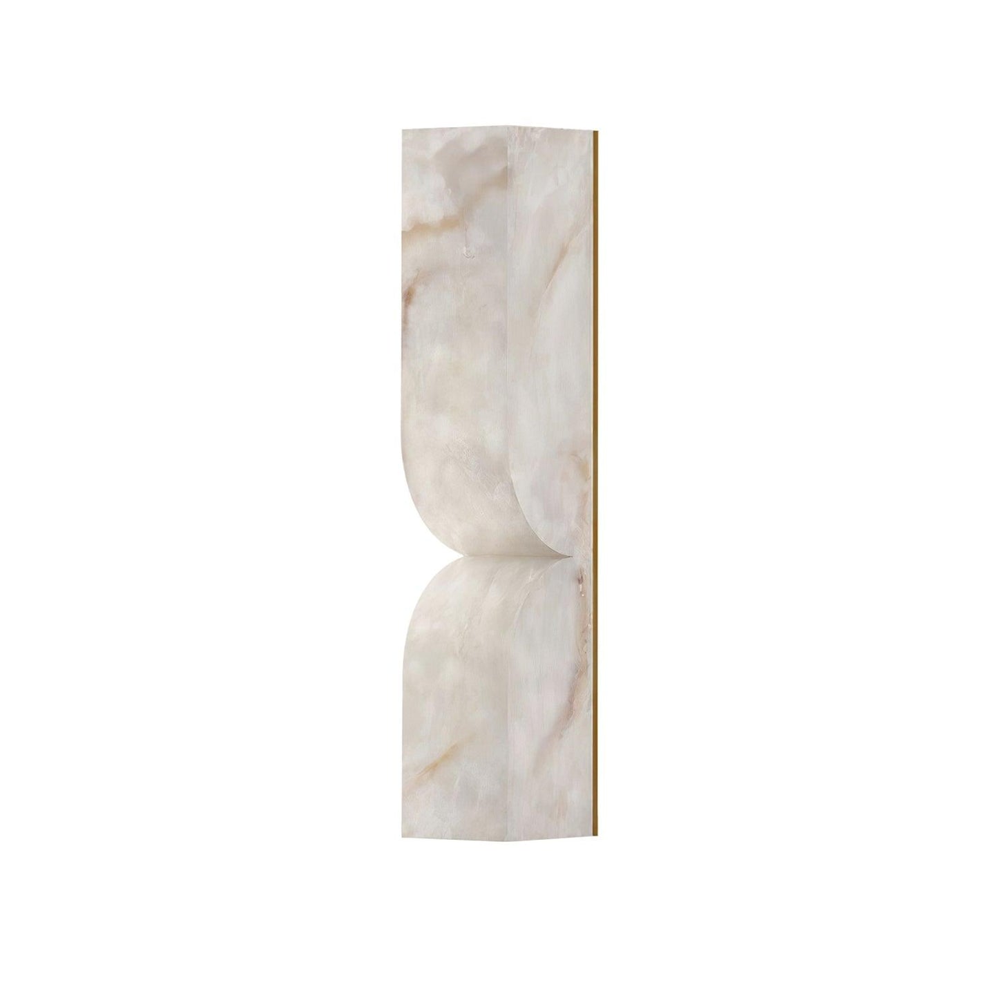 Marbrisso | Minimalist Carved Alabaster Stone Wall Light