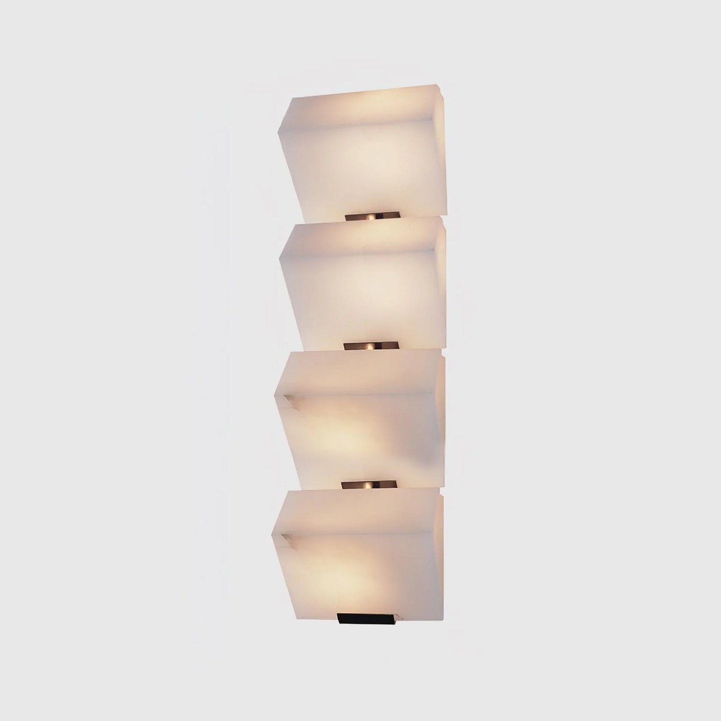 Luvidior | Architectural Column Alabaster Stone Blocks Wall Light