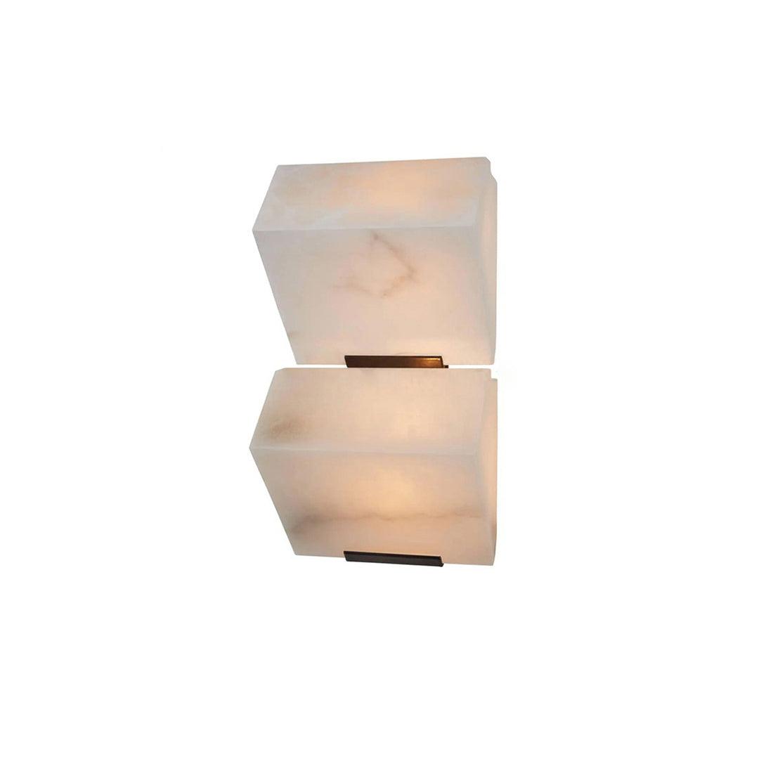 Luvidior | Architectural Column Alabaster Stone Blocks Wall Light
