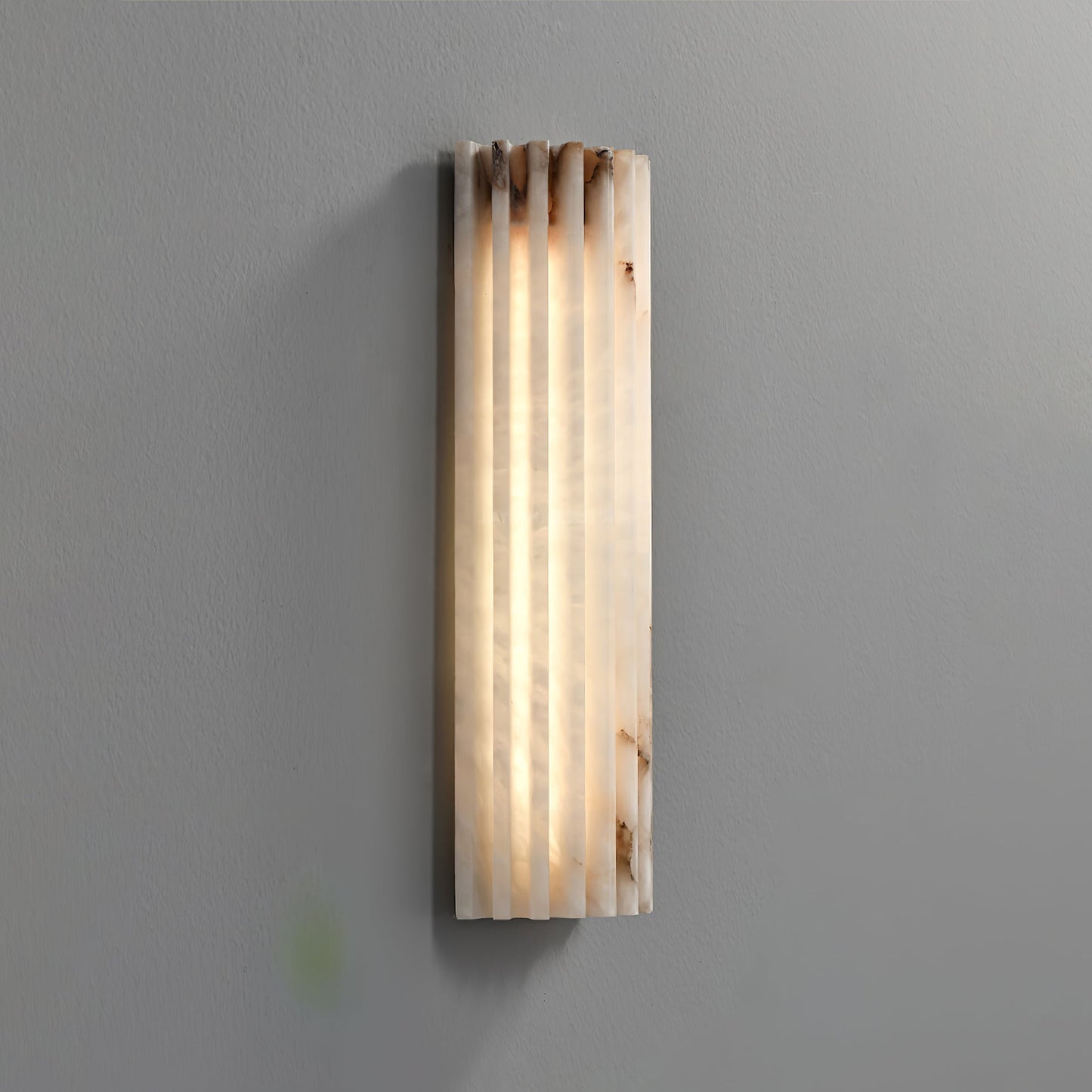 Orcari | Elegant Rectangular Alabaster Stone Wall Light