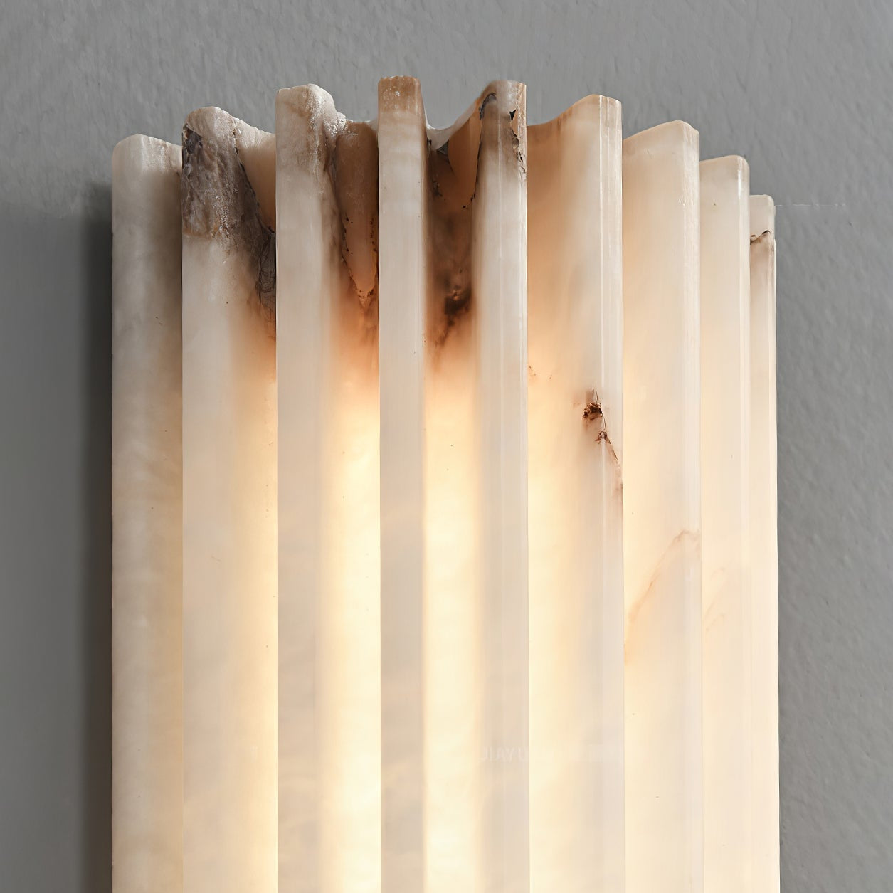 Orcari | Elegant Rectangular Alabaster Stone Wall Light