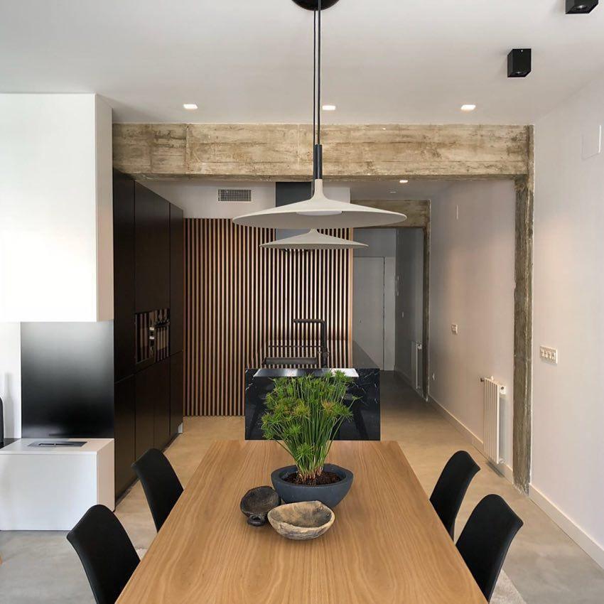 Thaloric | Minimalist Industrial Aluminum Flat Disc Pendant Light